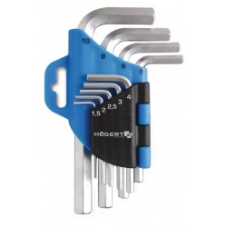 Zestaw kluczy imbusowych 0,7-3 mm Hoegert HT1W800