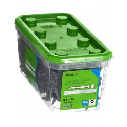 Wkręty do montażu płyt gipsowo-kartonowych i stali 3,5x25mm 1000szt. 521125