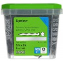 Wkręty do montażu płyt gipsowo-kartonowych i stali 3,5x25mm 1000szt. 521125