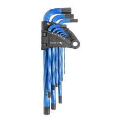 Klucze imbusowe 1,5 - 10mm 9 szt. HOEGERT HT1W805