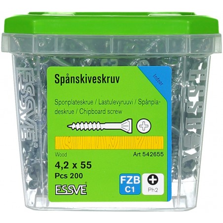 Wkręty do montażu płyt gipsowo-kartonowych i stali 3,5x25mm 1000szt. 521125