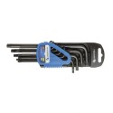 Klucze sześciokątne imbusy 1,5 - 10mm 9 szt. HOEGERT HT1W808