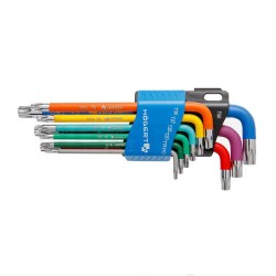 Klucze sześciokątne imbusy 1,5 - 10mm 9 szt. HOEGERT HT1W808