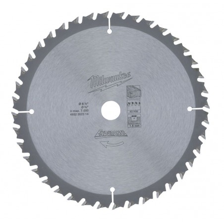 Tarcza do drewna 165mm MILWAUKEE 4932352314