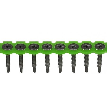 Wkręty z nawiertką do płyt gipsowych 3,5 x 25mm na taśmie 1000 szt.