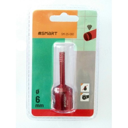 Wiertło diamentowe 6mm Smart SM-25-060