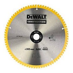 DT1184-QZ Tarcza do drewna 305x30mm 80T