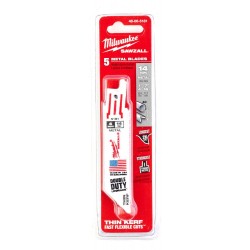 Brzeszczot do metalu 100 mm Milwaukee Thin Kerf, 5 szt