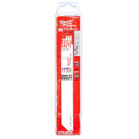 Brzeszczot do metalu 230 mm Milwaukee Thin Kerf, 50 szt