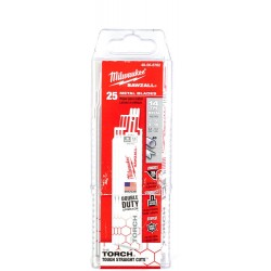 Brzeszczoty do metalu 150 mm Milwaukee TORCH, 25 szt.