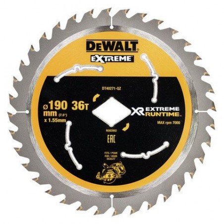 Piła tarczowa 190 mm DeWalt DT40271-QZ
