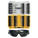 Zestaw bitów 47 el. DeWalt DT70703 + okulary ochronne