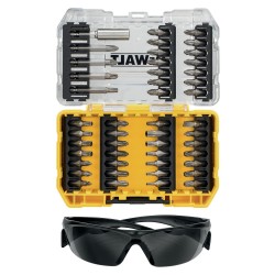 Zestaw bitów 47 el. DeWalt DT70703 + okulary ochronne