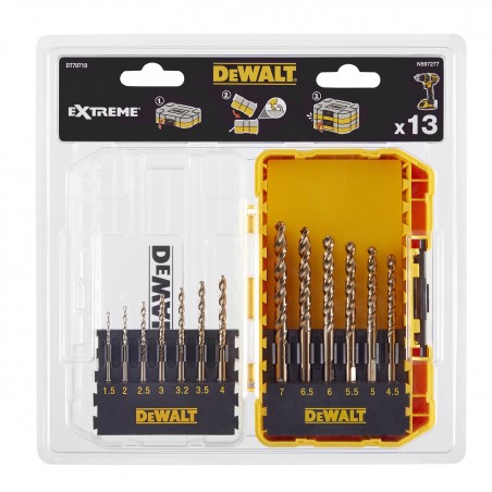 Zestaw bitów 47 el. DeWalt DT70703 + okulary ochronne