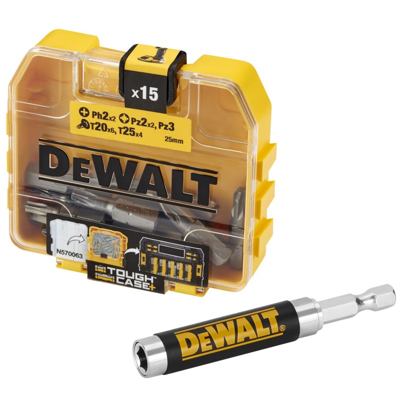 Zestaw bitów Philips, Pozidriv, Torx DeWalt DT71573