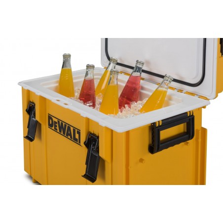 Wiertarko-wkrętarka DCD796 + Zakrętarka DCF887 + Lodówka DeWalt DCK266P2C-XK