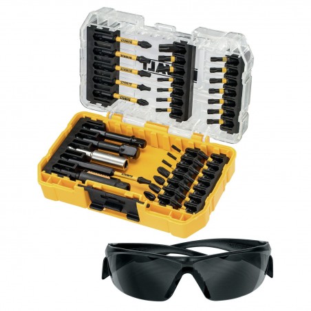 Zestaw bitów 38 szt. + okulary DeWalt DT70733T