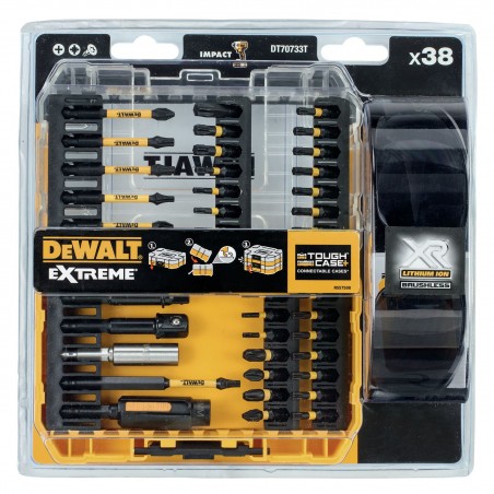 Zestaw bitów 38 szt. + okulary DeWalt DT70733T