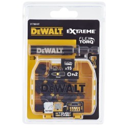 Zestaw bitów PZ2 z uchwytem magnetycznym 15 szt. DeWalt DT70618T