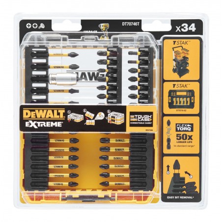 Zestaw bitów Torx 34 szt. DeWalt DT70746T