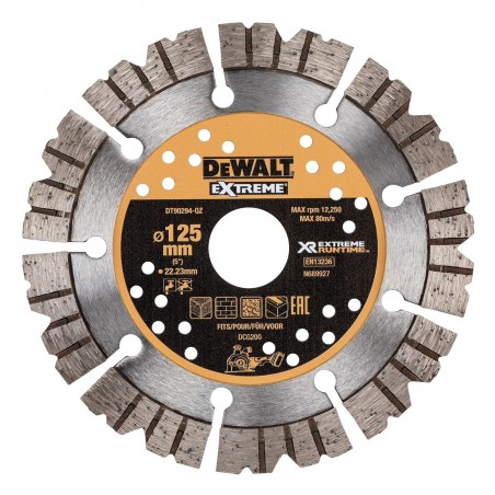 Tarcza diamentowa 125 mm DeWalt Extreme DT90294