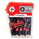 Zestaw bitów Torx Milwaukee Shockwave