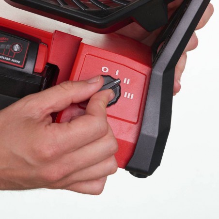 Akumulatorowy wentylator Milwaukee M18 AF-0 