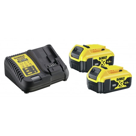 Zestaw DeWalt 18V Wkrętarka DCD791 + Klucz udarowy DCF894 + 2x5 Ah + Ładowarka