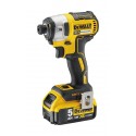 Zestaw COMBO DeWalt 18V Wkrętarka DCD791 + Zakrętarka DCF887 + 2x5 Ah