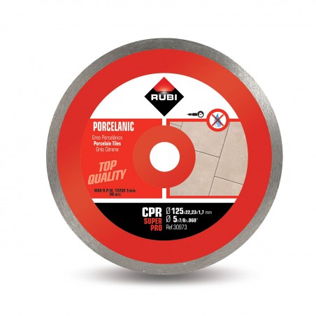 RUBI TARCZA DIAMENTOWA CPR 125 SUPERPRO DO GRESU PORCELANOWEGO