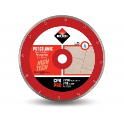 RUBI TARCZA DIAMENTOWA CPX 250 x 25,4mm PRO, DO GRESU PORCELANOWEGO