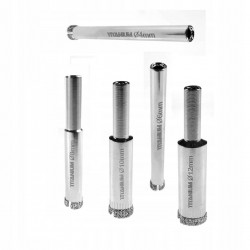 Zestaw wierteł diamentowych 4 - 12 mm TITANIUM Ceramix