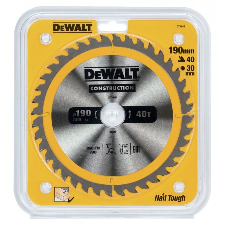 Tarcza do drewna DeWalt DT1945