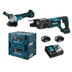 Szlifierka kątowa DGA504 + Młotowiertarka DHR241ZJ Makita DLX2153TJ1