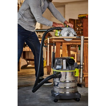 Odkurzacz na sucho i mokro 18V Ryobi R18WDV-0