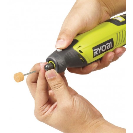 Szlifierka prosta 150W Ryobi EHT150V + Zestaw akcesoriów 115 el.