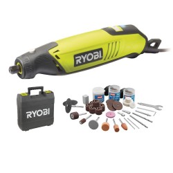 Szlifierka prosta 150W Ryobi EHT150V + Zestaw akcesoriów 115 el.
