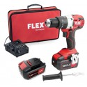 Wiertarko-Wkrętarka udarowa 18V FLEX PD 2G 18.0-EC FS55 SET
