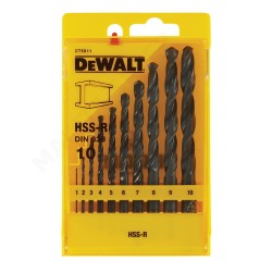 Zestaw wierteł do metalu HSS-G DIN338 DeWalt DT5911
