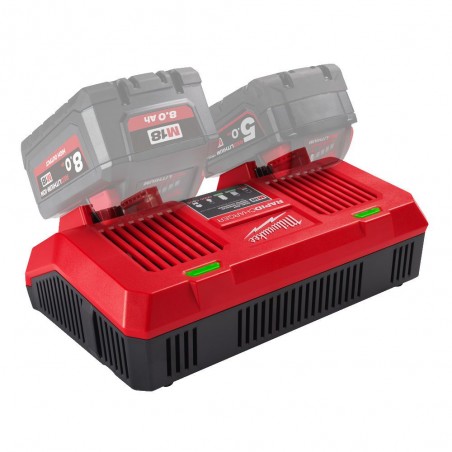 Podwójna ładowarka 18V Milwaukee M18 DFC