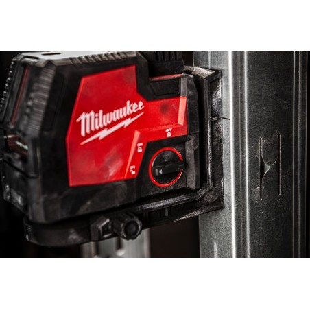 Laser zielony krzyżowy USB 4V Milwaukee L4 CLL-301C