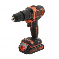 Zestaw Wiertarko - Wkrętarka Udarowa  + Wyrzynarka Black&Decker BCK22S1S-QW 18V + AKU 2x1.5Ah + Torba