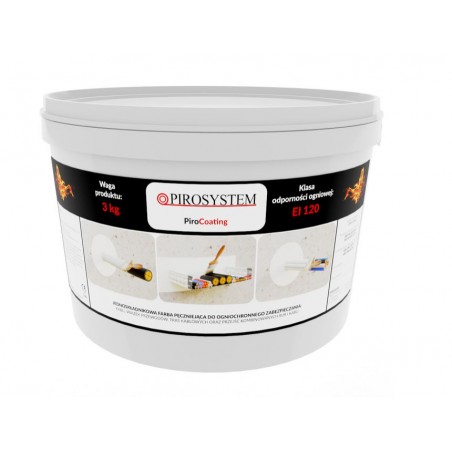 Farba ognioochronna PIRO COATING 3 kg