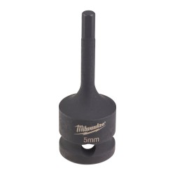 Nasadka udarowa 1/2" z końcowką HEX 5 Milwaukee