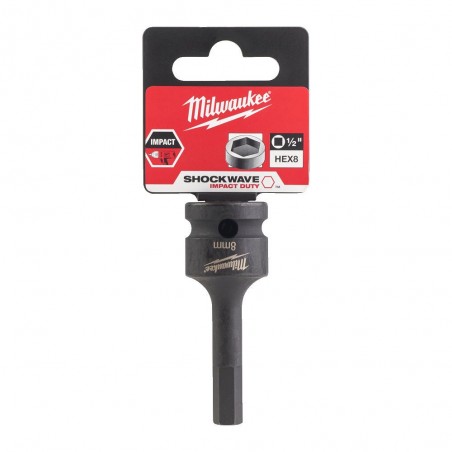 Nasadka udarowa 1/2" z końcowką HEX 8 Milwaukee