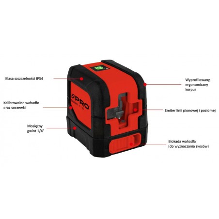 Laser krzyżowy Pro SMART 1.1