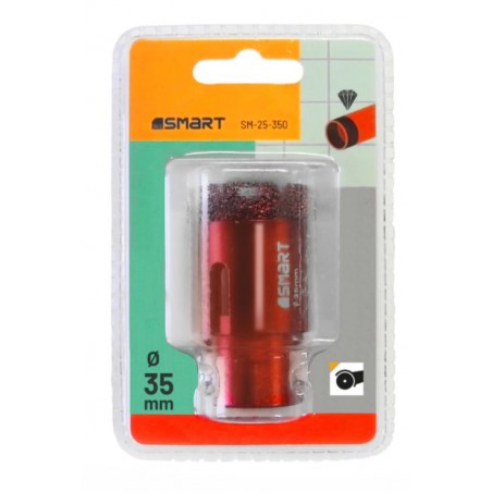 Wiertło diamentowe 35 mm do gresu, ceramiki i kamienia SMART SM-25-350