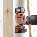 Wiertarko-wkrętarka akumulatorowa Black&Decker ASD18KB-QW