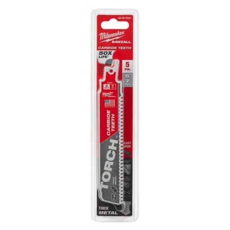 Brzeszczot Milwaukee Torch, 5 szt.