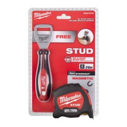 Taśma miernicza magnetyczna STUD + otwieracz Milwaukee